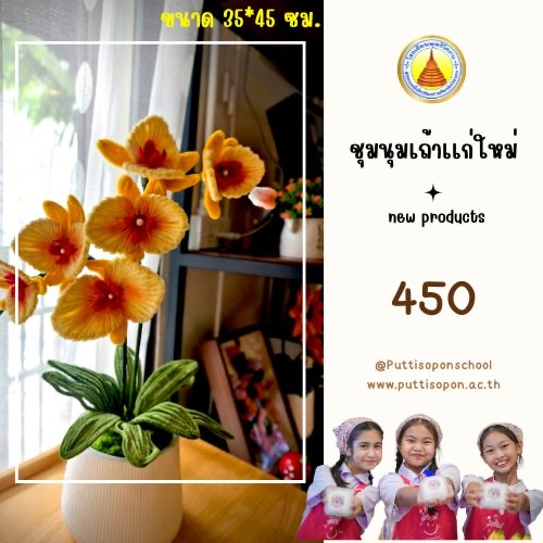 ดอกกล้วยไม้สีเหลือง