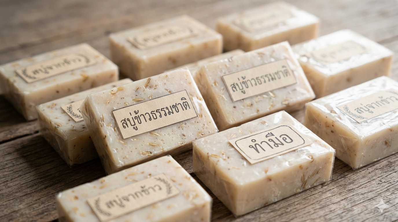 สบู่จากข้าว