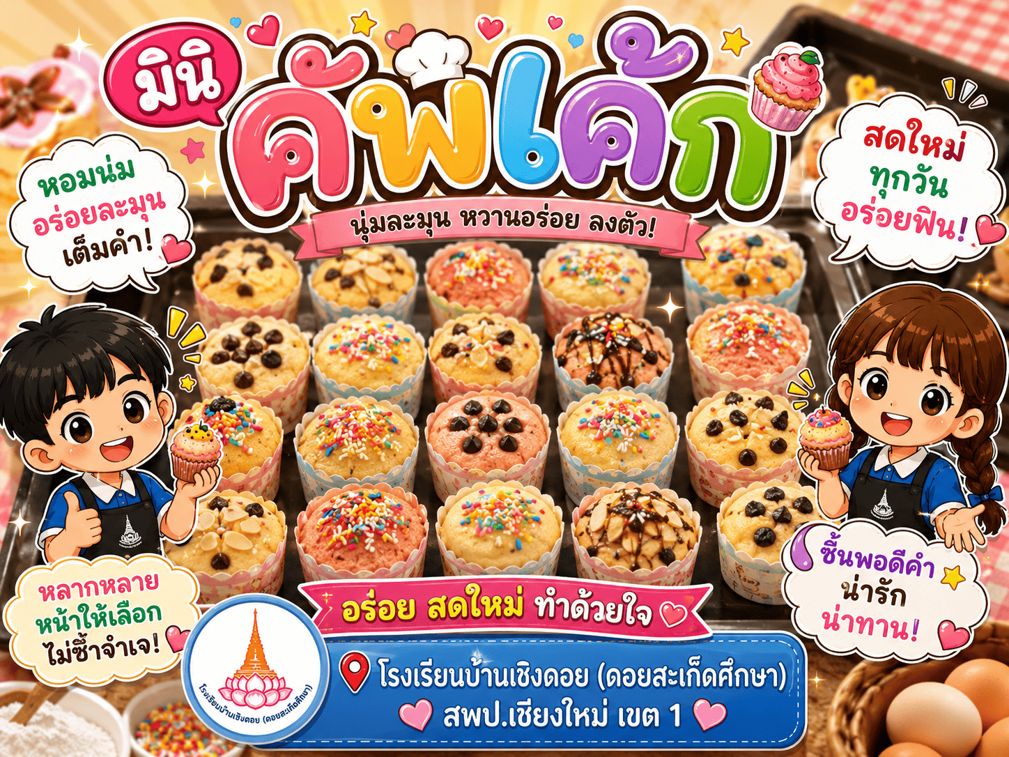 มินิคัพเค้ก (Mini Cupcake)